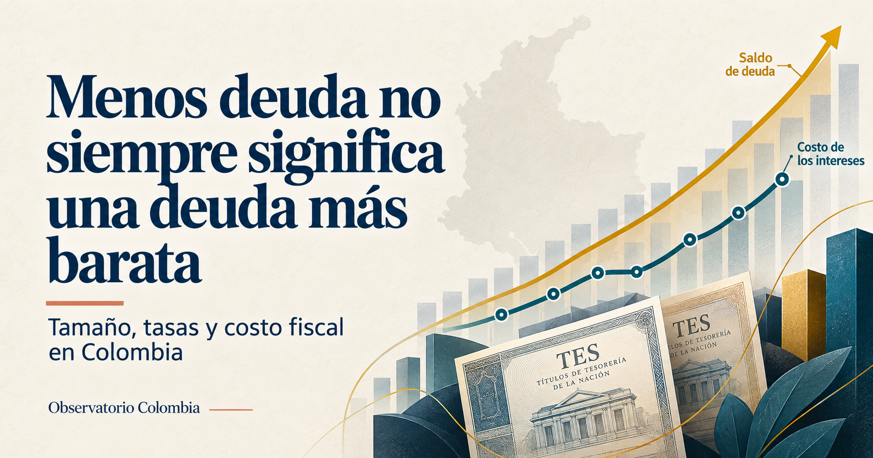 Menos deuda no siempre significa una deuda barata